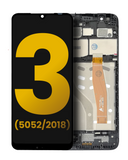 Replacement LCD Assembly With Frame Compatible with Alcatel 3 (5052 / 2018) (Refurbished) (Black)