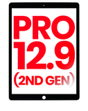 Replacement Digitizer Compatible with Apple iPad Pro 12.9" 2nd Gen (2017) (Glass Separation Required) (Aftermarket Plus) (Black)