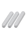 Replacement Hard Buttons Set (Power / Volume) Compatible with Apple iPad Pro 10.5" / iPad Air 3 / Mini 5 / iPad Pro 12.9" 2nd Gen (2017) (Silver)
