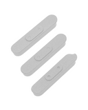 Replacement Hard Buttons Set (Power / Volume) Compatible with Apple iPad Pro 10.5" / iPad Air 3 / Mini 5 / iPad Pro 12.9" 2nd Gen (2017) (Silver)
