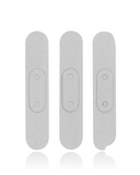 Replacement Hard Buttons Set (Power / Volume) Compatible with Apple iPad Pro 10.5" / iPad Air 3 / Mini 5 / iPad Pro 12.9" 2nd Gen (2017) (Silver)