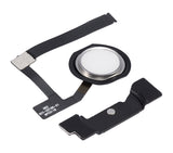Replacement Home Button With Flex Compatible with Apple iPad Mini 5 (Silver)