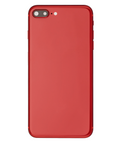 Replacement Back Housing W/ Small Components Pre-Installed Compatible with Apple iPhone 8 Plus (Used OEM Pull: Grade B) (Red)