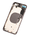 Replacement Back Housing W/ Small Components Pre-Installed Compatible with Apple iPhone 8 Plus (Used OEM Pull: Grade B) (Space Gray)