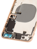 Replacement Back Housing W/ Small Components Pre-Installed Compatible with Apple iPhone 8 Plus (Used OEM Pull: Grade B) (Gold)