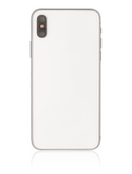 Replacement Back Housing W/ Small Components Pre-Installed Compatible with Apple iPhone X (Used OEM Pull: Grade A) (Silver)