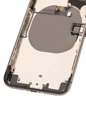 Replacement Back Housing W/ Small Components Pre-Installed Compatible with Apple iPhone X (Used OEM Pull: Grade B) (Space Gray)