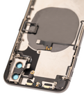 Replacement Back Housing W/ Small Components Pre-Installed Compatible with Apple iPhone X (Used OEM Pull: Grade B) (Space Gray)