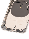 Replacement Back Housing W/ Small Components Pre-Installed Compatible with Apple iPhone XS (Used OEM Pull: Grade A) (Silver)