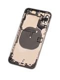 Replacement Back Housing W/ Small Components Pre-Installed Compatible with Apple iPhone XS (Used OEM Pull: Grade B) (Space Gray)