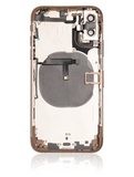 Replacement Back Housing W/ Small Components Pre-Installed Compatible with Apple iPhone XS (Used OEM Pull: Grade B) (Gold)