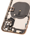 Replacement Back Housing W/ Small Components Pre-Installed Compatible with Apple iPhone XS (Used OEM Pull: Grade B) (Gold)