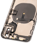 Replacement Back Housing W/ Small Components Pre-Installed Compatible with Apple iPhone XS (Used OEM Pull: Grade C) (Space Gray)