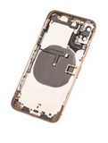 Replacement Back Housing W/ Small Components Pre-Installed Compatible with Apple iPhone XS (Used OEM Pull: Grade C) (Gold)
