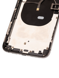 Replacement Back Housing W/ Small Components Pre-Installed Compatible with Apple iPhone XS Max (Used OEM Pull: Grade A) (Space Gray)