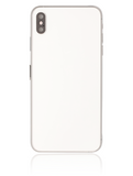 Replacement Back Housing W/ Small Components Pre-Installed Compatible with Apple iPhone XS Max (Used OEM Pull: Grade A) (Silver)