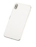 Replacement Back Housing W/ Small Components Pre-Installed Compatible with Apple iPhone XS Max (Used OEM Pull: Grade A) (Silver)