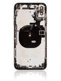 Replacement Back Housing W/ Small Components Pre-Installed Compatible with Apple iPhone XS Max (Used OEM Pull: Grade B) (Space Gray)