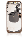 Replacement Back Housing W/ Small Components Pre-Installed Compatible with Apple iPhone XS Max (Used OEM Pull: Grade B) (Gold)