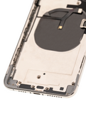 Replacement Back Housing W/ Small Components Pre-Installed Compatible with Apple iPhone XS Max (Used OEM Pull: Grade C) (Silver)