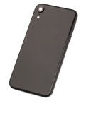 Replacement Back Housing W/ Small Components Pre-Installed Compatible with Apple iPhone XR (Used OEM Pull: Grade A) (Black)