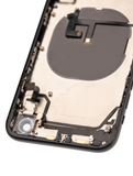 Replacement Back Housing W/ Small Components Pre-Installed Compatible with Apple iPhone XR (Used OEM Pull: Grade A) (Black)