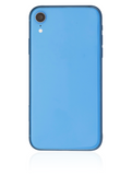 Replacement Back Housing W/ Small Components Pre-Installed Compatible with Apple iPhone XR (Used OEM Pull: Grade A) (Blue)