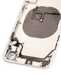 Replacement Back Housing W/ Small Components Pre-Installed Compatible with Apple iPhone XR (Used OEM Pull: Grade A) (White)