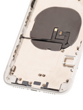Replacement Back Housing W/ Small Components Pre-Installed Compatible with Apple iPhone XR (Used OEM Pull: Grade A) (White)