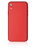 Replacement Back Housing W/ Small Components Pre-Installed Compatible with Apple iPhone XR (Used OEM Pull: Grade B) (Red)
