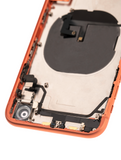 Replacement Back Housing W/ Small Components Pre-Installed Compatible with Apple iPhone XR (Used OEM Pull: Grade B) (Coral)