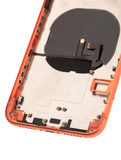 Replacement Back Housing W/ Small Components Pre-Installed Compatible with Apple iPhone XR (Used OEM Pull: Grade B) (Coral)