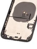 Replacement Back Housing W/ Small Components Pre-Installed Compatible with Apple iPhone XR (Used OEM Pull: Grade C) (Black)