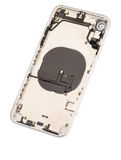Replacement Back Housing W/ Small Components Pre-Installed Compatible with Apple iPhone XR (Used OEM Pull: Grade C) (White)