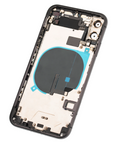 Replacement Back Housing W/ Small Components Pre-Installed Compatible with Apple iPhone 11 (Used OEM Pull: Grade A) (Black)