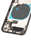 Replacement Back Housing W/ Small Components Pre-Installed Compatible with Apple iPhone 11 (Used OEM Pull: Grade A) (Black)