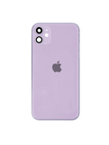 Replacement Back Housing W/ Small Components Pre-Installed Compatible with Apple iPhone 11 (Used OEM Pull: Grade A) (Purple)