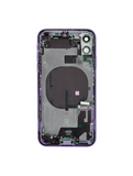 Replacement Back Housing W/ Small Components Pre-Installed Compatible with Apple iPhone 11 (Used OEM Pull: Grade A) (Purple)