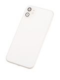 Replacement Back Housing W/ Small Components Pre-Installed Compatible with Apple iPhone 11 (Used OEM Pull: Grade A) (White)