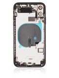 Replacement Back Housing W/ Small Components Pre-Installed Compatible with Apple iPhone 11 (Used OEM Pull: Grade B) (Black)