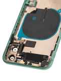 Replacement Back Housing W/ Small Components Pre-Installed Compatible with Apple iPhone 11 (Used OEM Pull: Grade B) (Green)