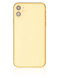 Replacement Back Housing W/ Small Components Pre-Installed Compatible with Apple iPhone 11 (Used OEM Pull: Grade B) (Yellow)