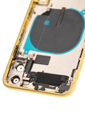 Replacement Back Housing W/ Small Components Pre-Installed Compatible with Apple iPhone 11 (Used OEM Pull: Grade B) (Yellow)