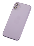 Replacement Back Housing W/ Small Components Pre-Installed Compatible with Apple iPhone 11 (Used OEM Pull: Grade B) (Purple)