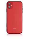 Replacement Back Housing W/ Small Components Pre-Installed Compatible with Apple iPhone 11 (Used OEM Pull: Grade B) (Red)