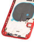 Replacement Back Housing W/ Small Components Pre-Installed Compatible with Apple iPhone 11 (Used OEM Pull: Grade B) (Red)