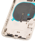 Replacement Back Housing W/ Small Components Pre-Installed Compatible with Apple iPhone 11 (Used OEM Pull: Grade B) (White)