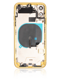 Replacement Back Housing W/ Small Components Pre-Installed Compatible with Apple iPhone 11 (Used OEM Pull: Grade C) (Yellow)