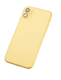 Replacement Back Housing W/ Small Components Pre-Installed Compatible with Apple iPhone 11 (Used OEM Pull: Grade C) (Yellow)