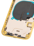 Replacement Back Housing W/ Small Components Pre-Installed Compatible with Apple iPhone 11 (Used OEM Pull: Grade C) (Yellow)